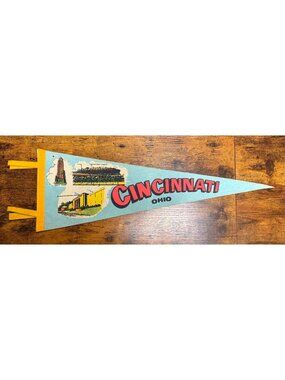 Vintage Cincinnati, Ohio pennant
